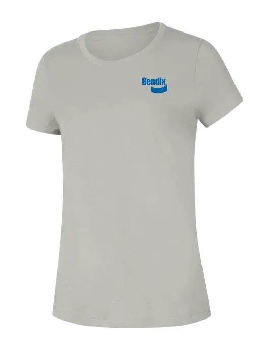Womens Seriously Soft Light Heathered Grey T-Shirt w/Bendix Logo