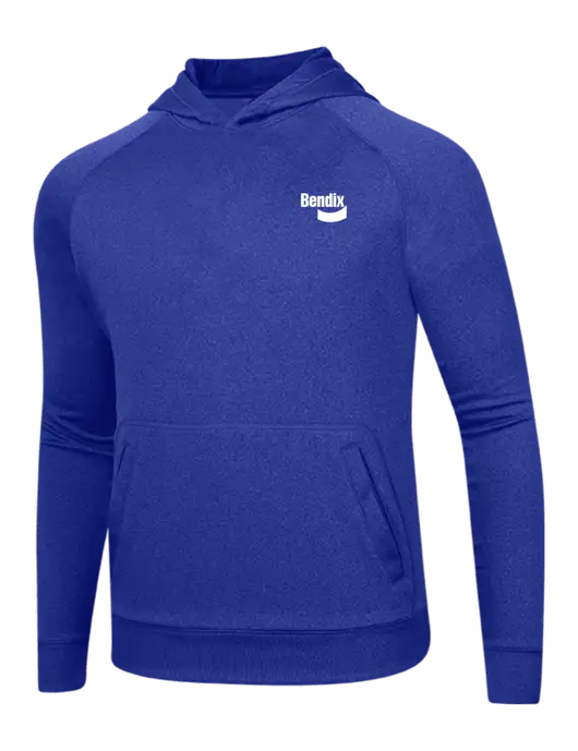 Tech True Royal Fleece Hooded Sweatshirt w/Bendix Logo