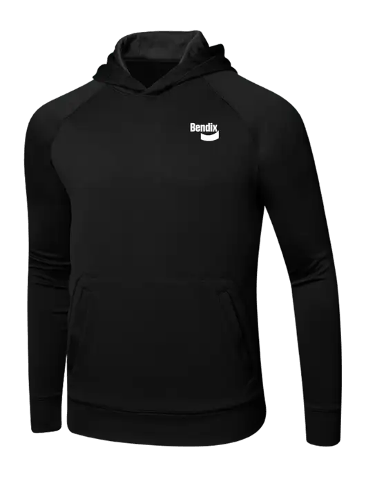 Tech Black Fleece Hooded Sweatshirt w/Bendix Logo