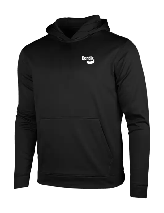 Black Fleece Sport-Wick Hooded Pullover w/Bendix Logo