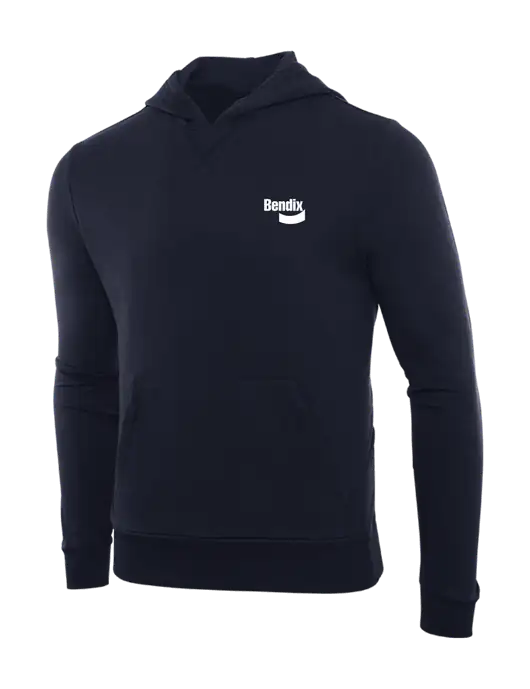 Allmade Dark Navy Organic French Terry Pullover Hoodie w/Bendix Logo