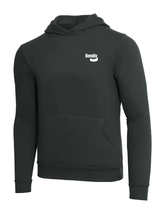 BELLA+CANVAS Dark Grey Sponge Fleece Pullover Hoodie w/Bendix Logo