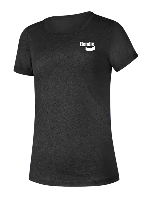 BELLA+CANVAS Womens Charcoal Grey Triblend Short Sleeve Tee w/Bendix Logo