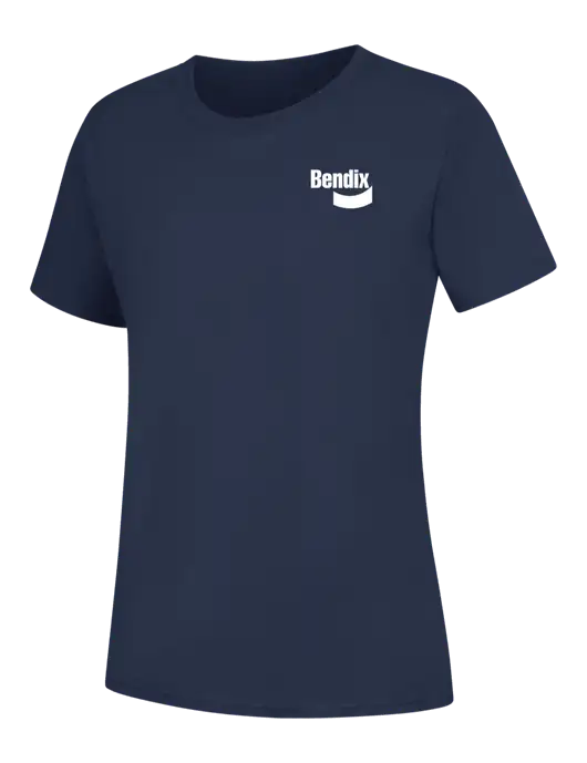 Womens Navy Core Blend Tee w/Bendix Logo