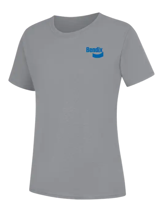 Womens Light Grey Heather Core Blend Tee w/Bendix Logo