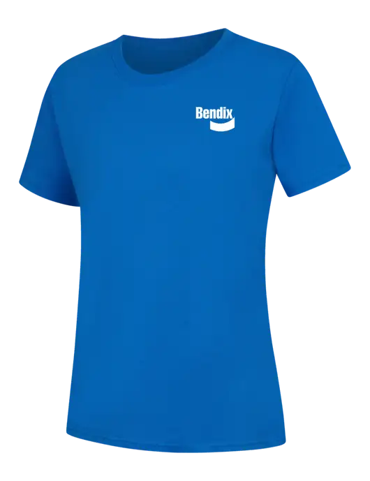 Womens Royal Blue Core Blend Tee w/Bendix Logo