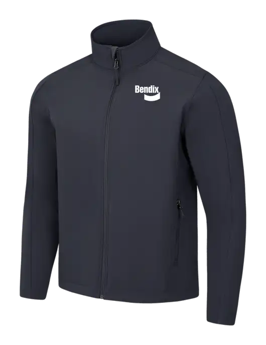 Charcoal Grey Core Soft Shell Jacket w/Bendix Logo