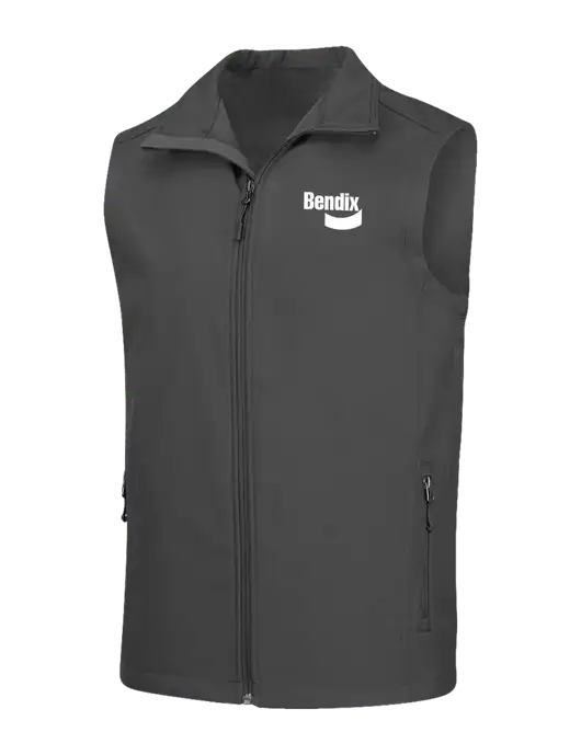 Charcoal Grey Core Soft Shell Vest w/Bendix Logo