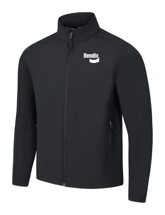 Black Core Soft Shell Jacket w/Bendix Logo