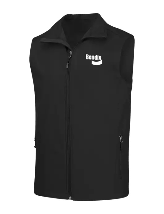 Black Core Soft Shell Vest w/Bendix Logo
