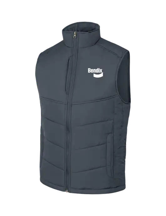 Dark Slate/Black Puffy Vest w/Bendix Logo