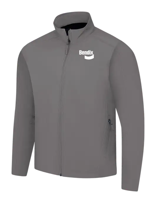 Medium Grey Core Soft Shell Jacket w/Bendix Logo