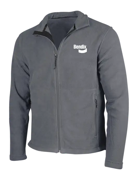 Medium Grey Fleece Jacket w/Bendix Logo
