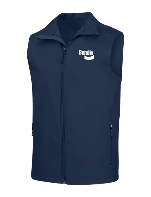 Navy Core Soft Shell Vest w/Bendix Logo