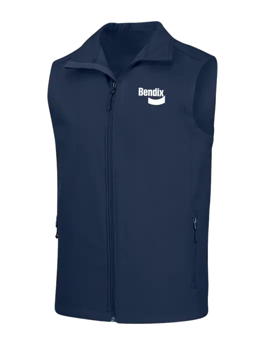 Navy Core Soft Shell Vest w/Bendix Logo