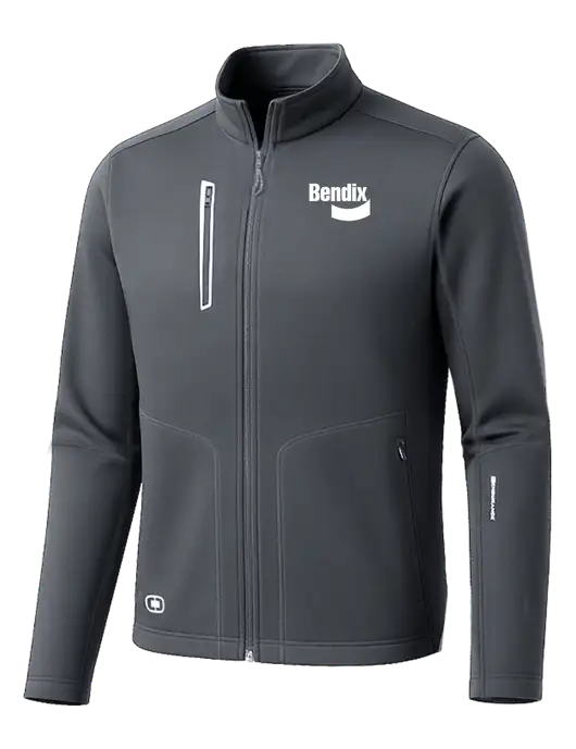 OGIO Dark Grey Endurance Fulcrum Full-Zip w/Bendix Logo