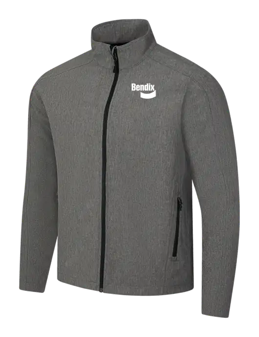 Medium Grey Heather Core Soft Shell Jacket w/Bendix Logo