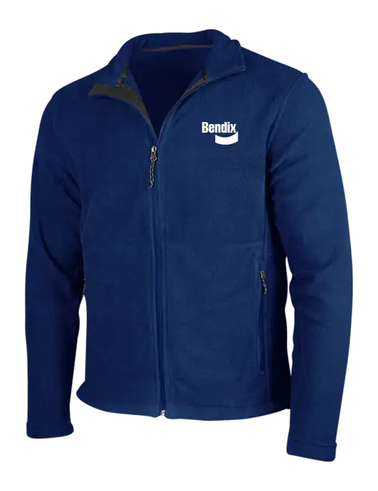 Navy Fleece Jacket w/Bendix Logo