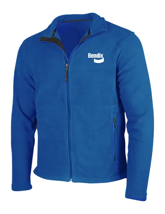 Dark Royal Fleece Jacket w/Bendix Logo