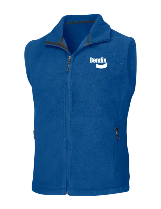 Royal Fleece Vest w/Bendix Logo