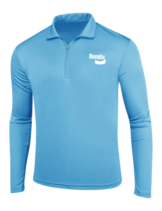 Sapphire Blue PosiCharge Competitor 1/4 Zip Pullover w/Bendix Logo