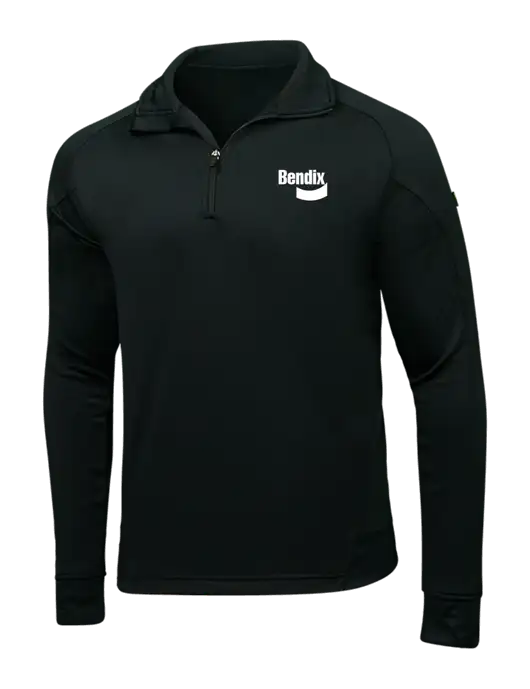 Black Tech Fleece 1/4 Zip Pullover w/Bendix Logo