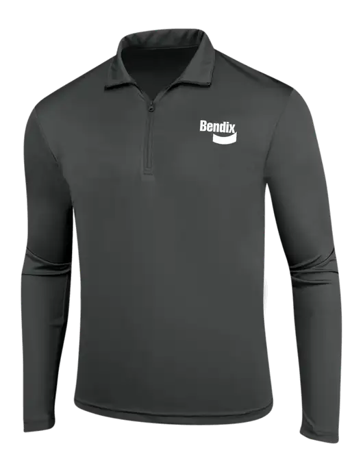 Dark Grey PosiCharge Competitor 1/4 Zip Pullover w/Bendix Logo