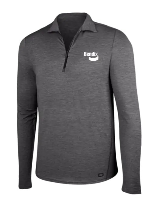 OGIO Gear Grey Heather Endurance Force 1/4 Zip w/Bendix Logo