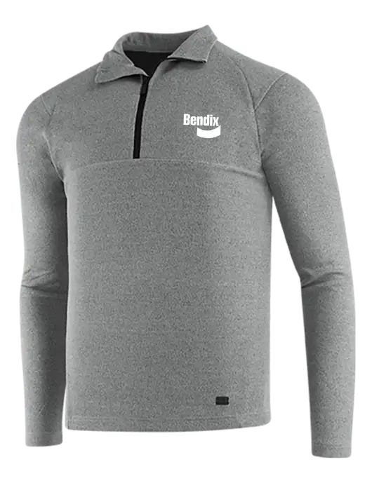 OGIO Petrol Grey Heather Transition 1/4 Zip Pullover w/Bendix Logo