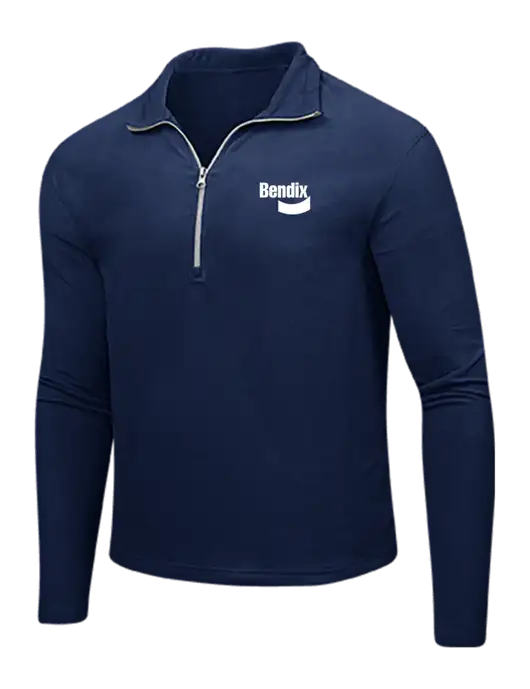 Navy Microfleece 1/2 Zip Pullover w/Bendix Logo