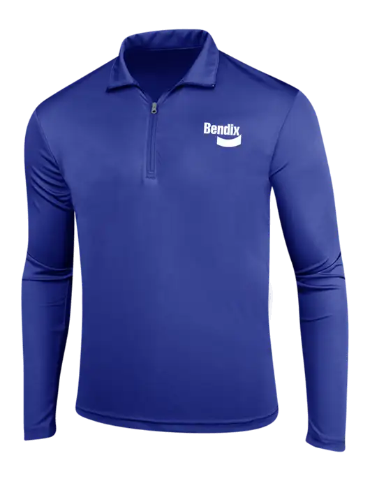 Dark Royal PosiCharge Competitor 1/4 Zip Pullover w/Bendix Logo