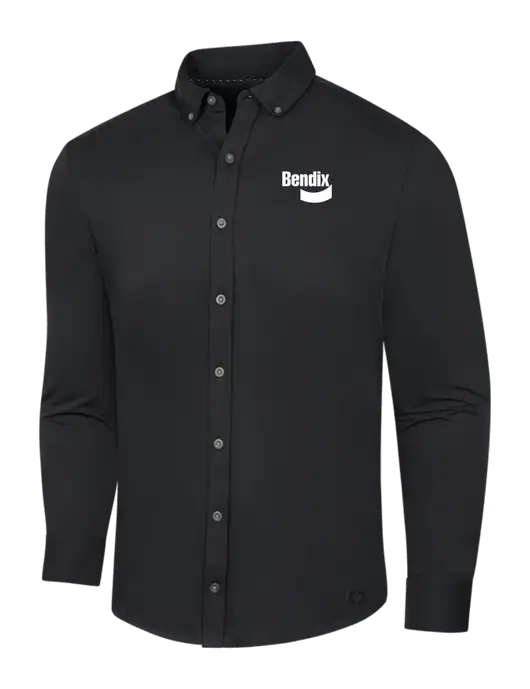 OGIO Blacktop Modern Code Stretch Button-Up Shirt w/Bendix Logo