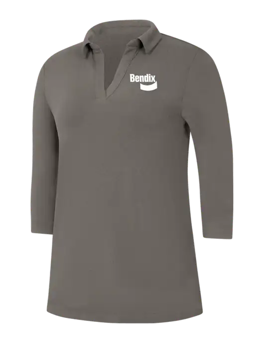 Womens Dark Grey Luxe Knit Tunic w/Bendix Logo