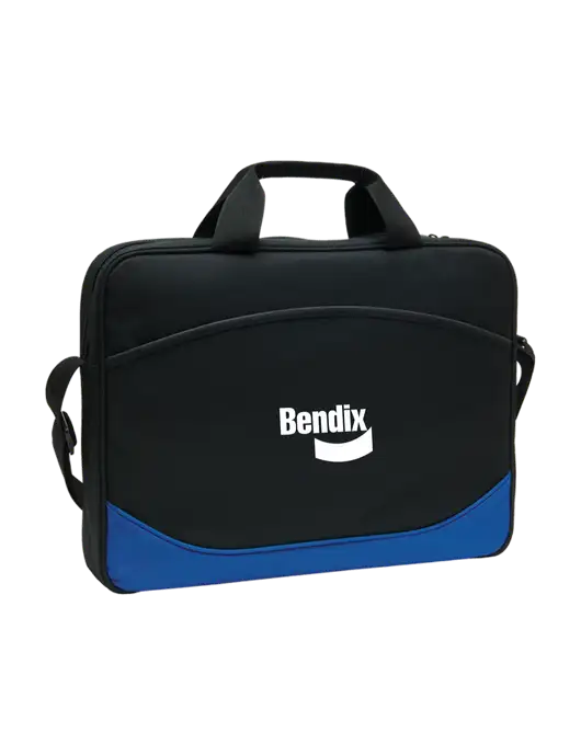 Slim & Lite Black/Royal Blue Laptop Case w/Bendix Logo