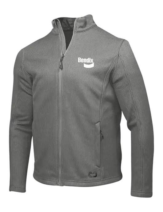 OGIO Medium Grey Grit Fleece Jacket w/Bendix Logo