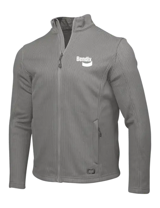 OGIO Medium Grey Grit Fleece Jacket w/Bendix Logo