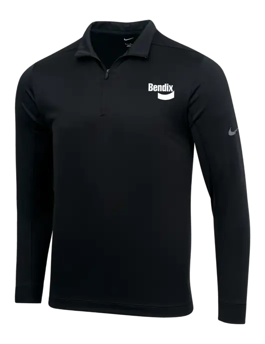 NIKE Black Dry 1/2 Zip Cover-Up w/Bendix Logo