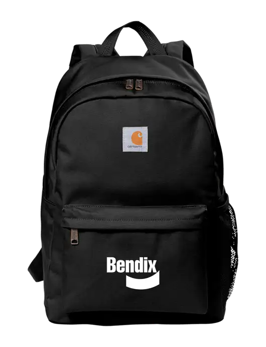 Carhartt Black Canvas Backpack w/Bendix Logo