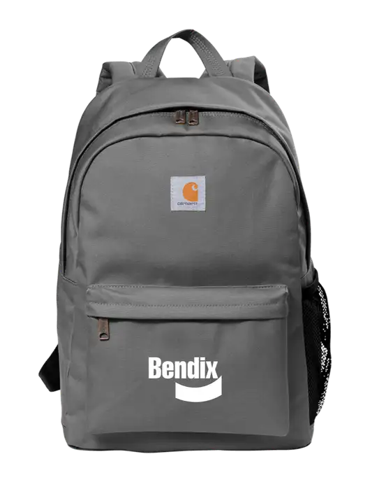 Carhartt Grey Canvas Backpack w/Bendix Logo