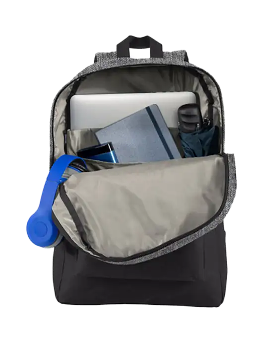 Retro Heather Grey/Black Backpack w/Bendix Logo