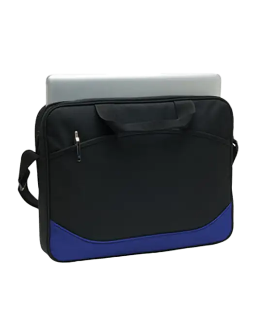 Slim & Lite Black/Royal Blue Laptop Case w/Bendix Logo