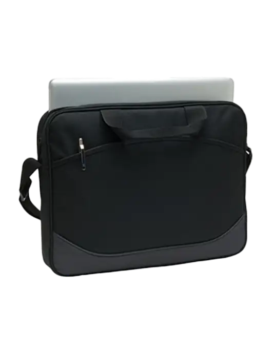 Slim & Lite Dark Black/Dark Grey Laptop Case w/Bendix Logo