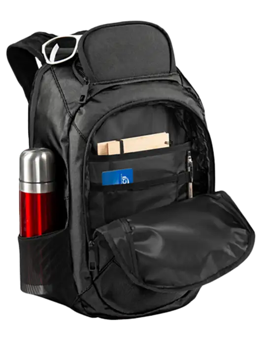 Stealth Dark Grey/Black Laptop Backpack w/Bendix Logo